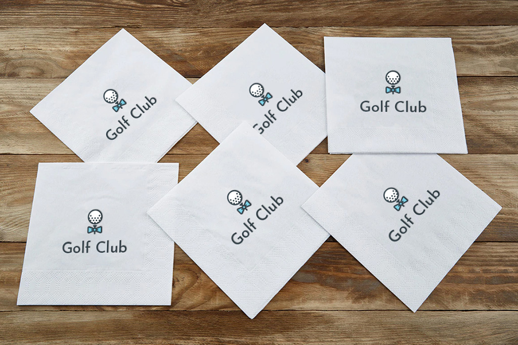 branded printed napkins